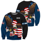 US Navy Veteran 3D All Over Printed Unisex Shirts
