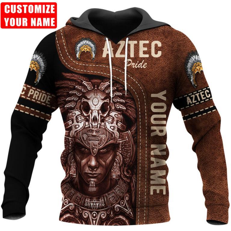 Persionalized Aztec Pride 3D All Over Printed Unisex Hoodie no2