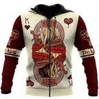 King Hearts Lion Poker 3D All Over Printed Unisex Shirts