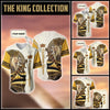 Summer Collection - Customized Name King Lion 3D All Over Printed Unisex Shirts