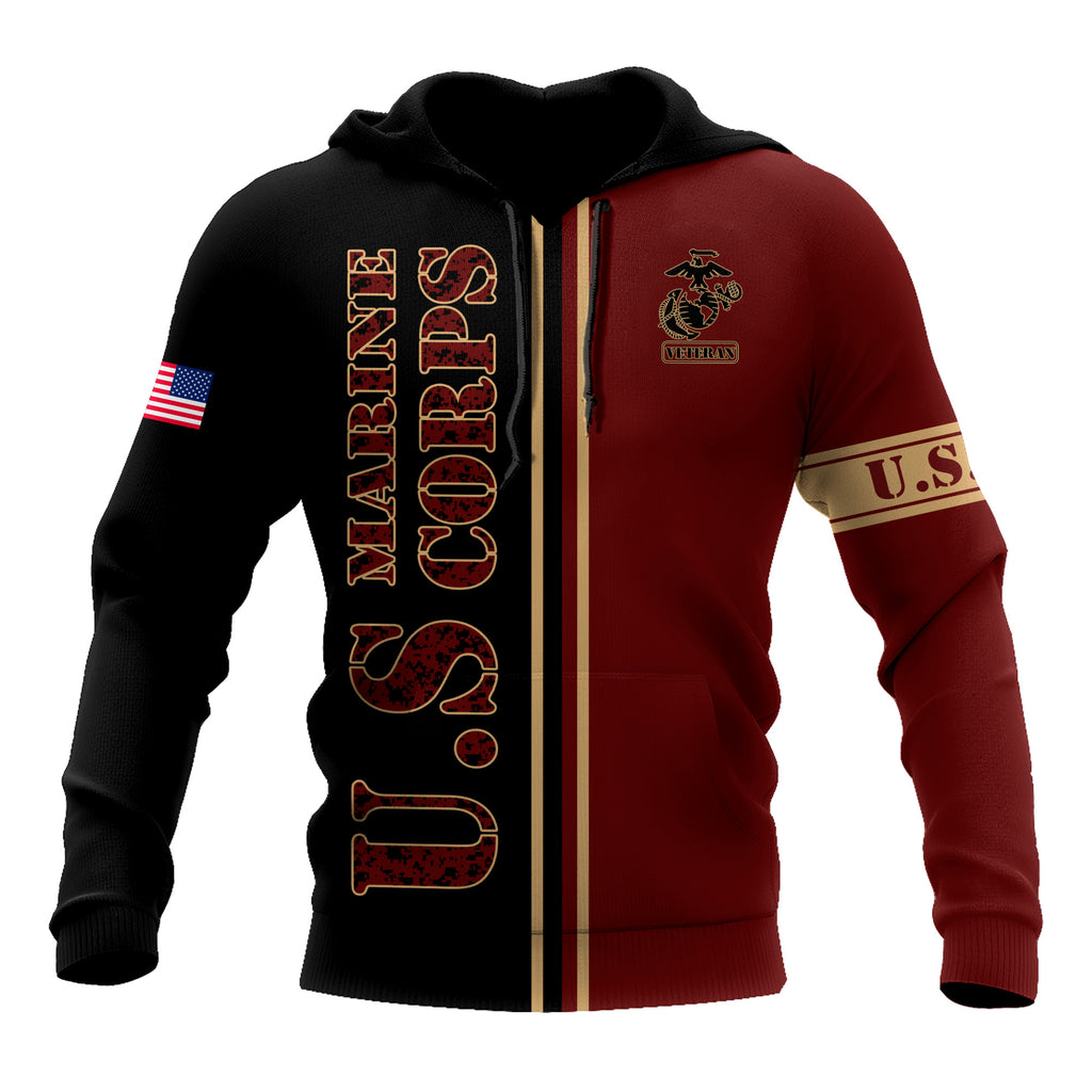 US Marine Corps 3D All Over Printed Unisex Shirts