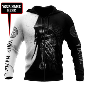 Customized Name Viking 3D All Over Printed Unisex Shirts