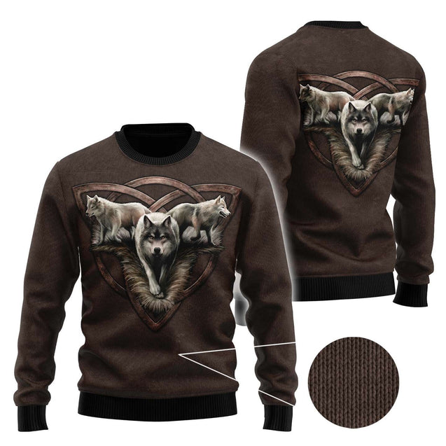 Wolf 3D All Over Printed Unisex Shirt