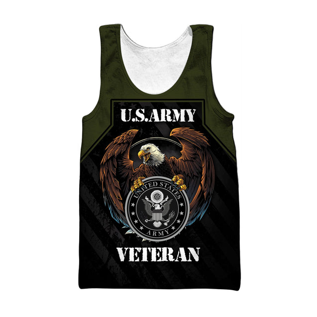 US Army Veteran 3D All Over Printed Unisex Shirts