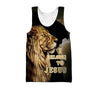 Lion love Jesus Over Printed  Unisex Shirts