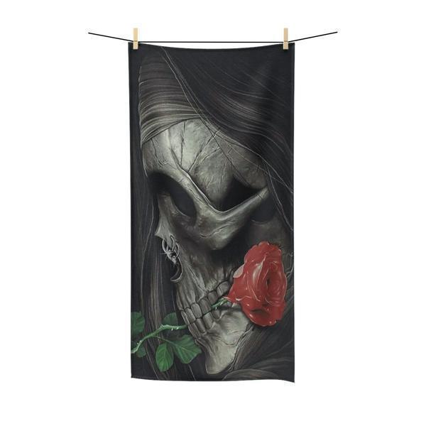 Skull and Rose Set-Home Decor-Printify-Towel 30x56-Vibe Cosy™