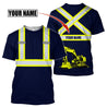 Customize Name Heavy Equipment Operator 3D All Over Printed Unisex Shirt