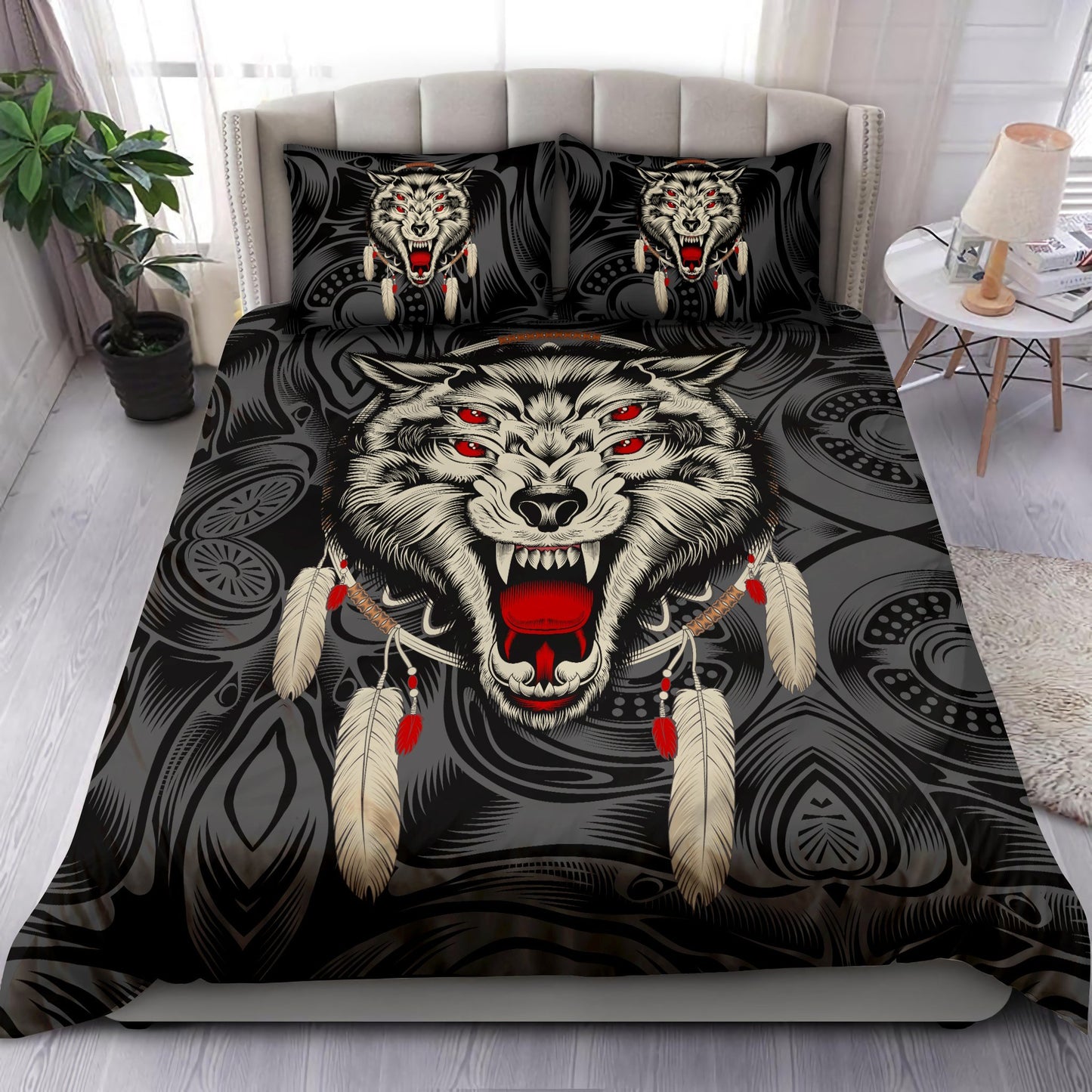 Wolf 3D All Over Printed Bedding Set