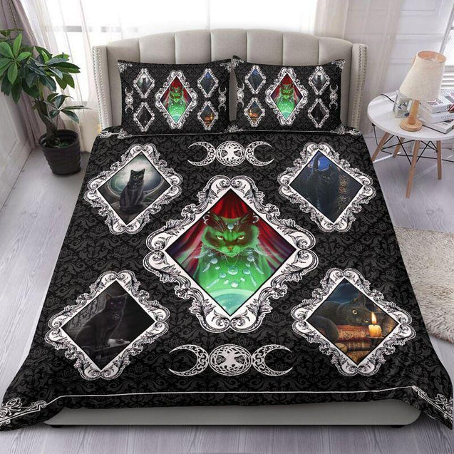 Cat Occult Wicca Bedding Set MH130620-NM-Bedding Set-NM-Twin-Vibe Cosy™