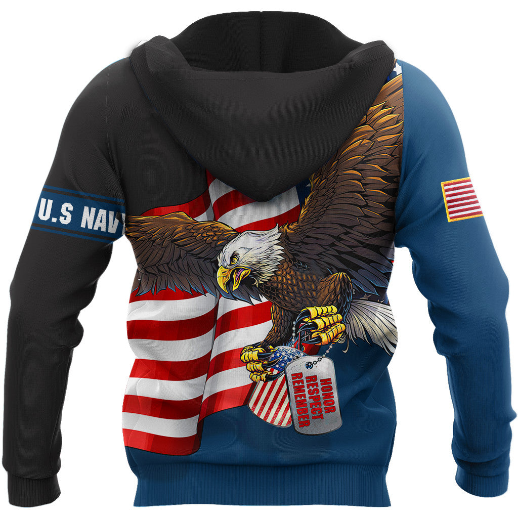 US Navy Veteran 3D All Over Printed Unisex Shirts