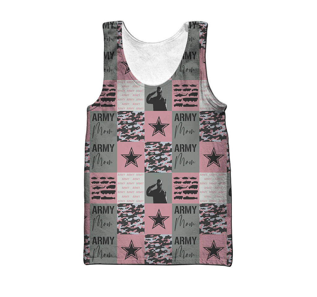Army Mom 3D All Over Printed Unisex Shirts