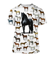 Love Horse 3D All Over Printed Shirts