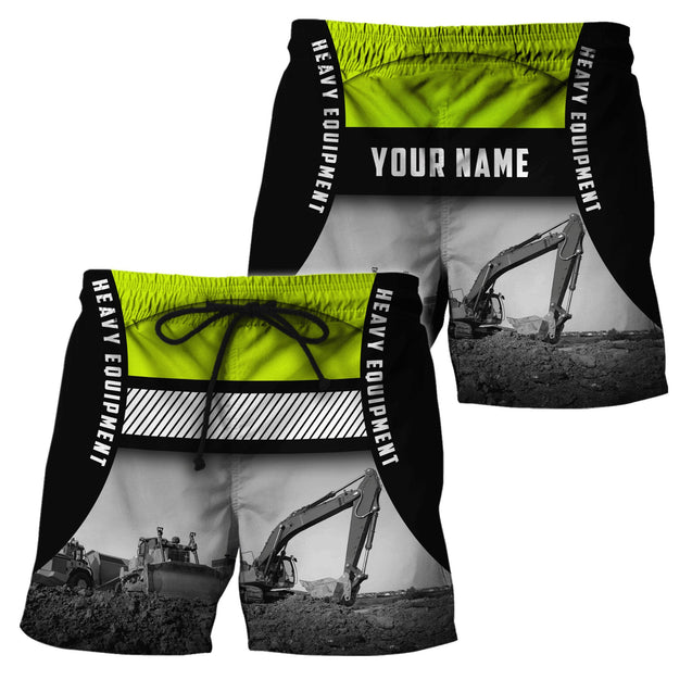 Customize Name Heavy Equipment Operator 3D All Over Printed Unisex Shirt