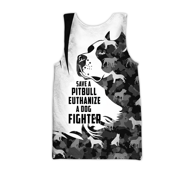 Save A Pit Bull Euthanize A Dog Fighter Hoodie Shirt for Men and Women TR0810202