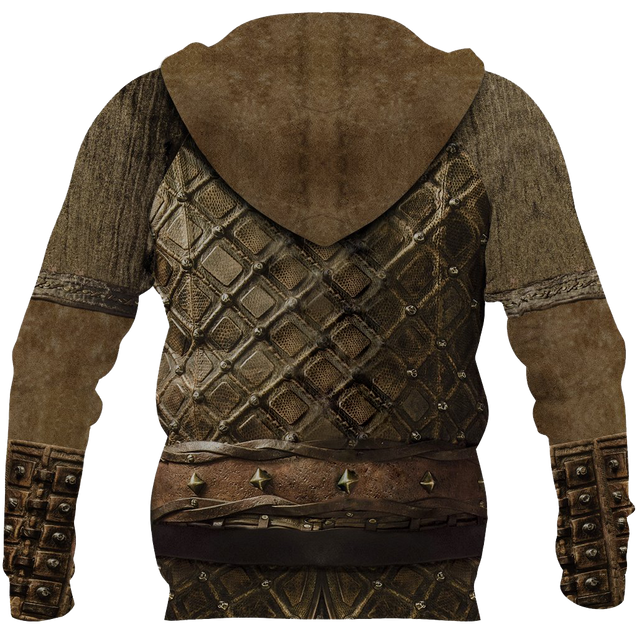 Irish Armor Knight Warrior Chainmail 3D All Over Printed Shirts For Men and Women AM020308-Apparel-TT-Hoodie-S-Vibe Cosy™