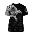 Vikings - The Raven of Odin Tattoo version 2.0-Apparel-HP Arts-Hoodie-S-Vibe Cosy™