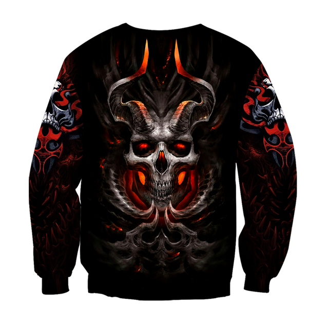 Awesome Confronting Skulls Hoodie For Men And Women MEI