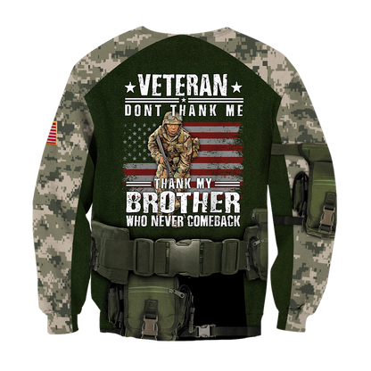 Honor The Fallen 3D All Over Printed Shirts For Men and Women TRPT1610203