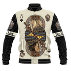King Ace Spade Lion Poker 3D All Over Printed Unisex Shirts