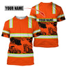 Customize Name Heavy Equipment Operator 3D All Over Printed Unisex Shirt