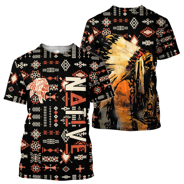 Native American 3D All Over Printed Unisex Shirts