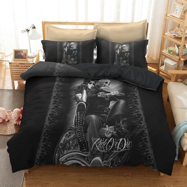 Ride or Die Bedding Sets-Bedding Set-6teenth Outlet-Twin 2PCS-Vibe Cosy™