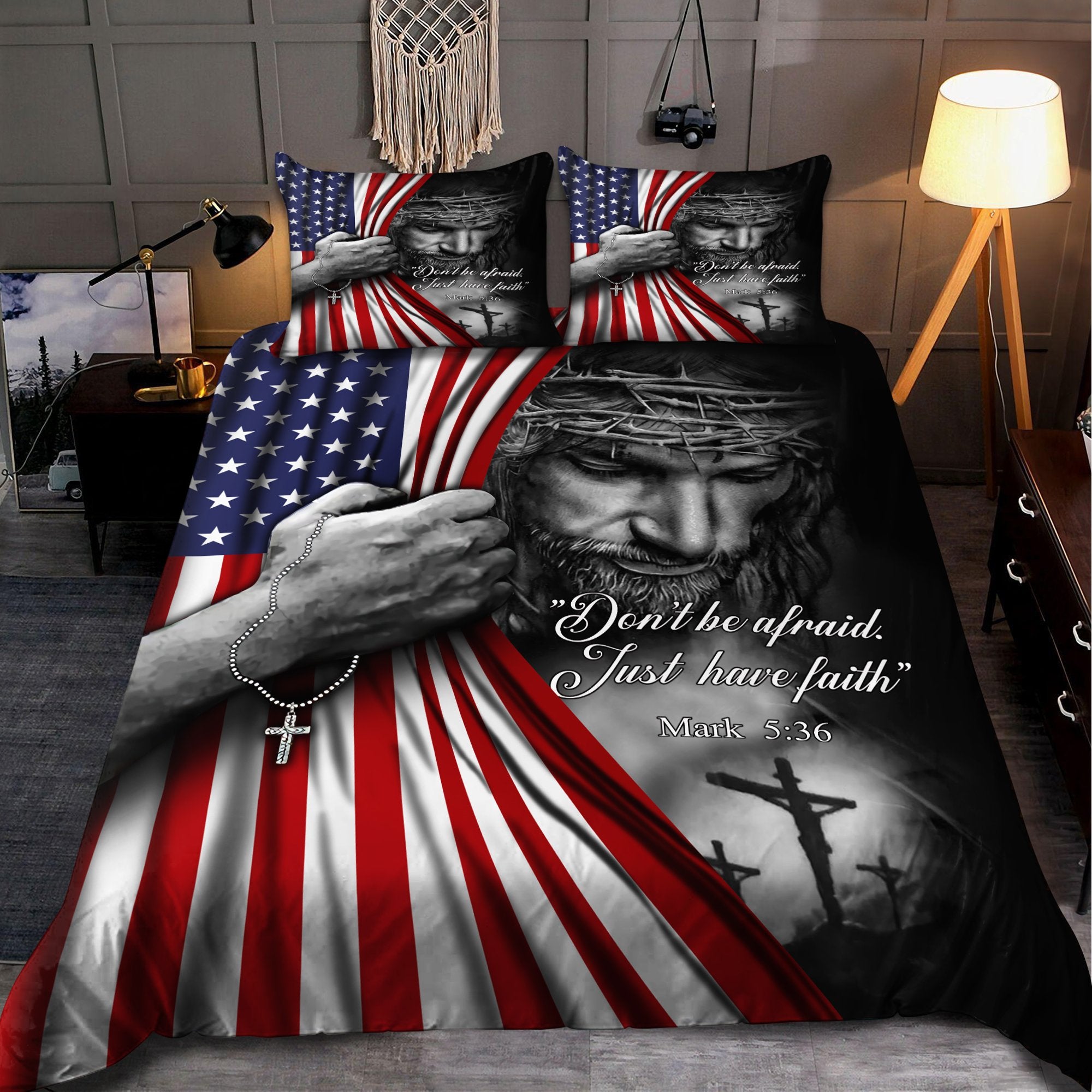 God Bless American 3D All Over Printed Bedding Set