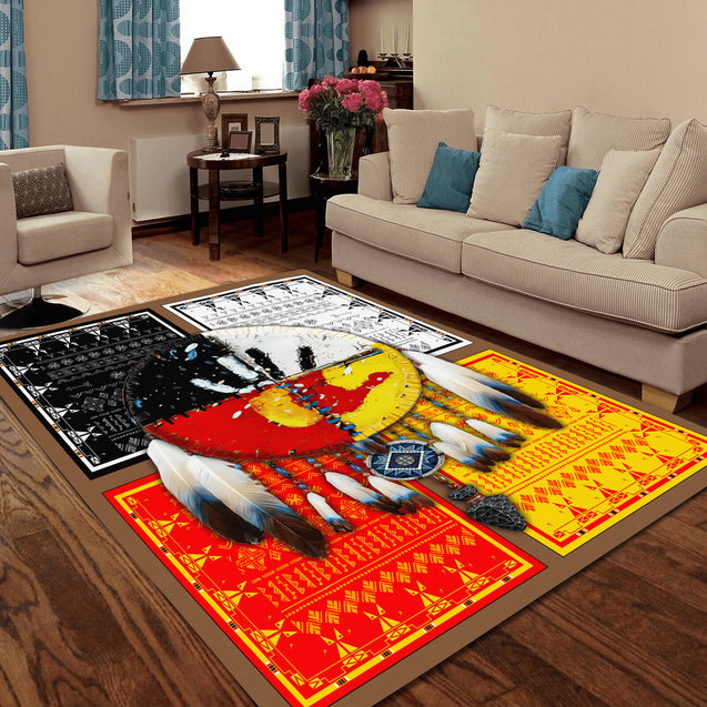 Native American 3D All Over Printed Rug