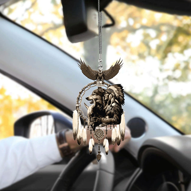 Native American Unique Design Car Hanging Ornament