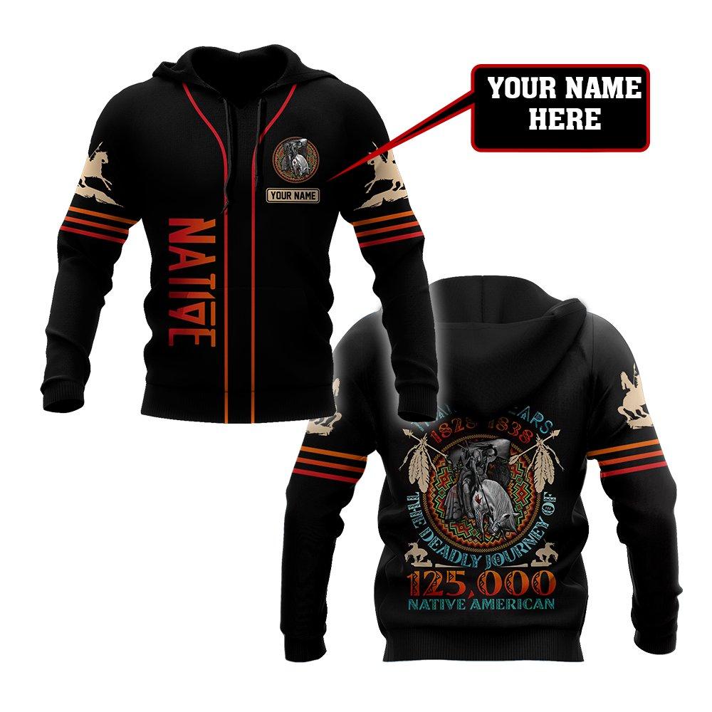 Custom Name Native American 3D All Over Printed Unisex Shirts