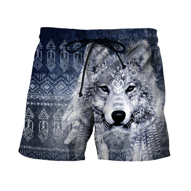 Wolf Native American 3D All Over Printed Unisex Shirts No 16