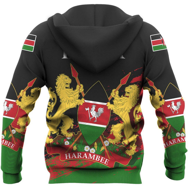 Kenya 3D All Over Printed Shirts for Men and Women TT0071-Apparel-TT-Hoodie-S-Vibe Cosy™