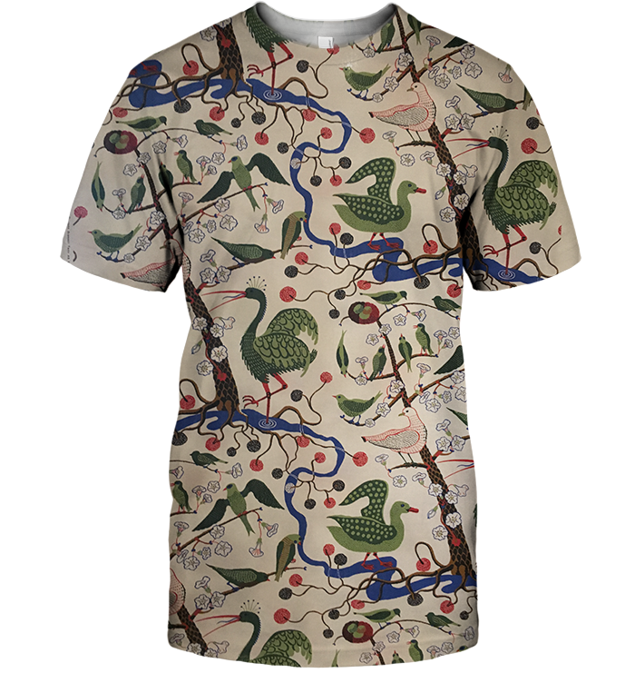 3D All Over Print Bird Vintage Shirt-Apparel-6teenth World-T-Shirt-S-Vibe Cosy™