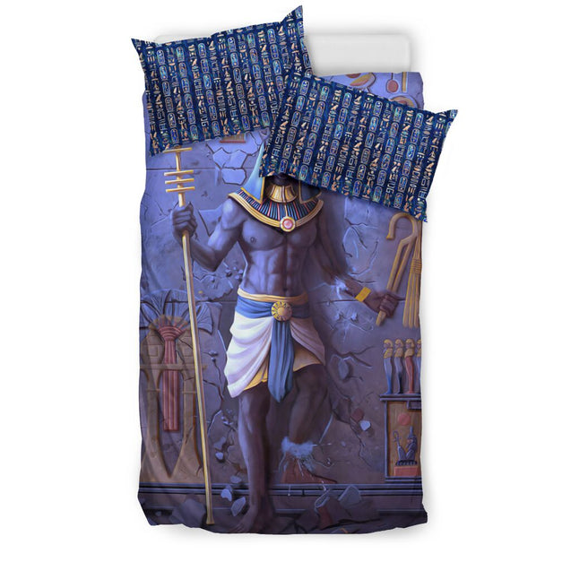 Anubis Ancient Egypt Bedding Set JJ08062003-Quilt-MP-Twin-Vibe Cosy™