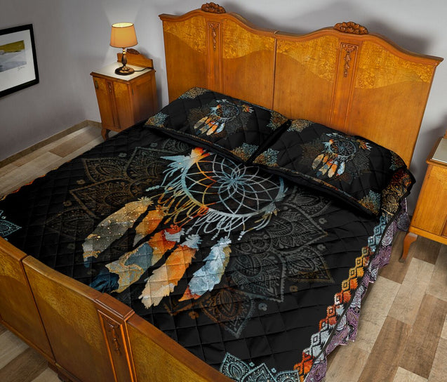 Native American Dreamcatcher Feather Quilt Bedding Set Pi13062002-Quilt-MP-Twin-Vibe Cosy™