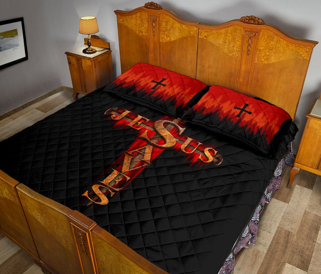 Jesus Saves - Jesus Quilt Bedding Set TA-Quilt-TA-King-Vibe Cosy™