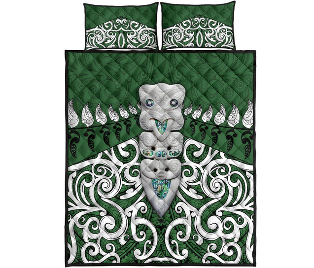 Hei Tiki Maori Quilt Bedding Set NTN10132002