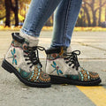 Mandala Dragonfly Rusty Gold Handcrafted Boots TA040606-TA-Women's boots-EU36 (US4)-Vibe Cosy™