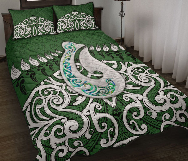 Maori Fish Hook Quilt Bedding Set NTN10132001