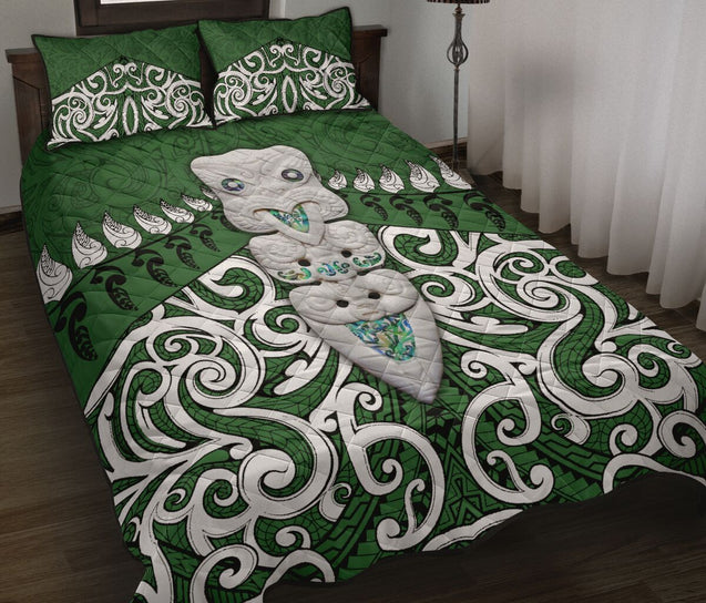 Hei Tiki Maori Quilt Bedding Set NTN10132002