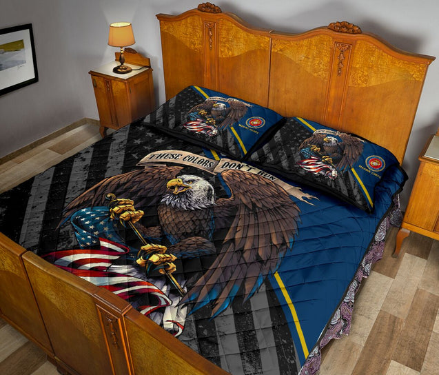 US Marine Corps Veteran Quilt Bedding Set TR2006202S-QBED-Huyencass-King-Vibe Cosy™