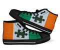 Irish Autism Black Limited Shoes SU040303-Shoes-SUN-EU37 (US7)-Vibe Cosy™