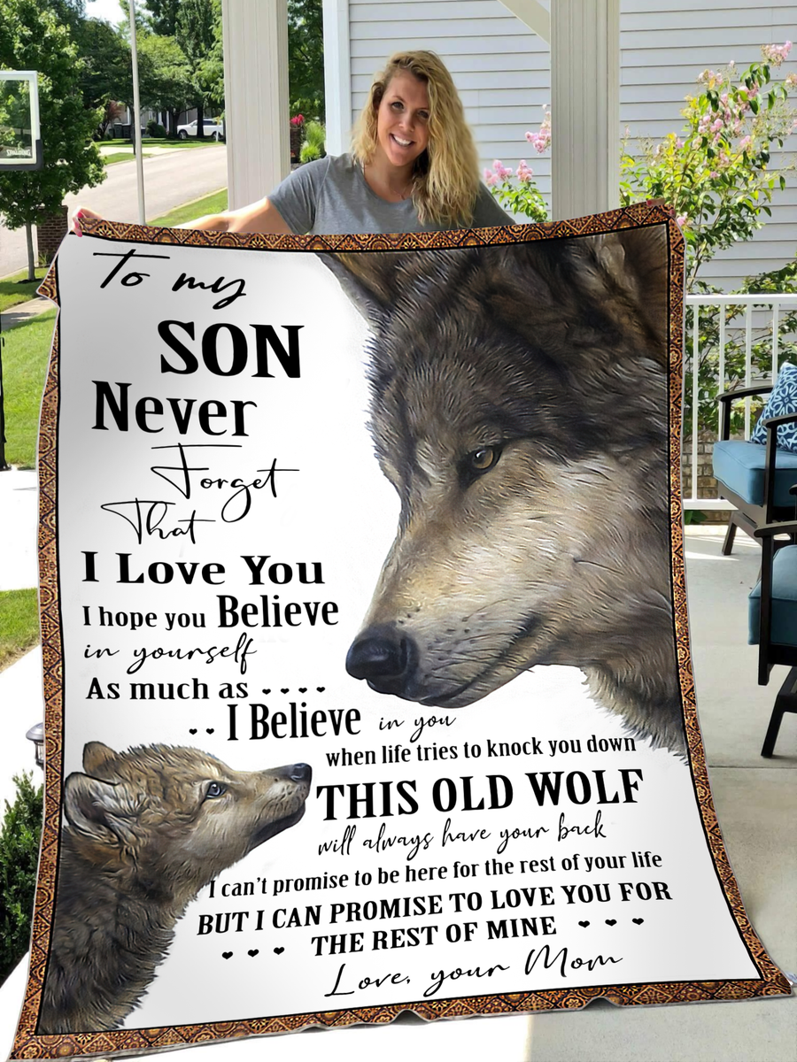 Wolf To My Son Premium Blanket MH2010202