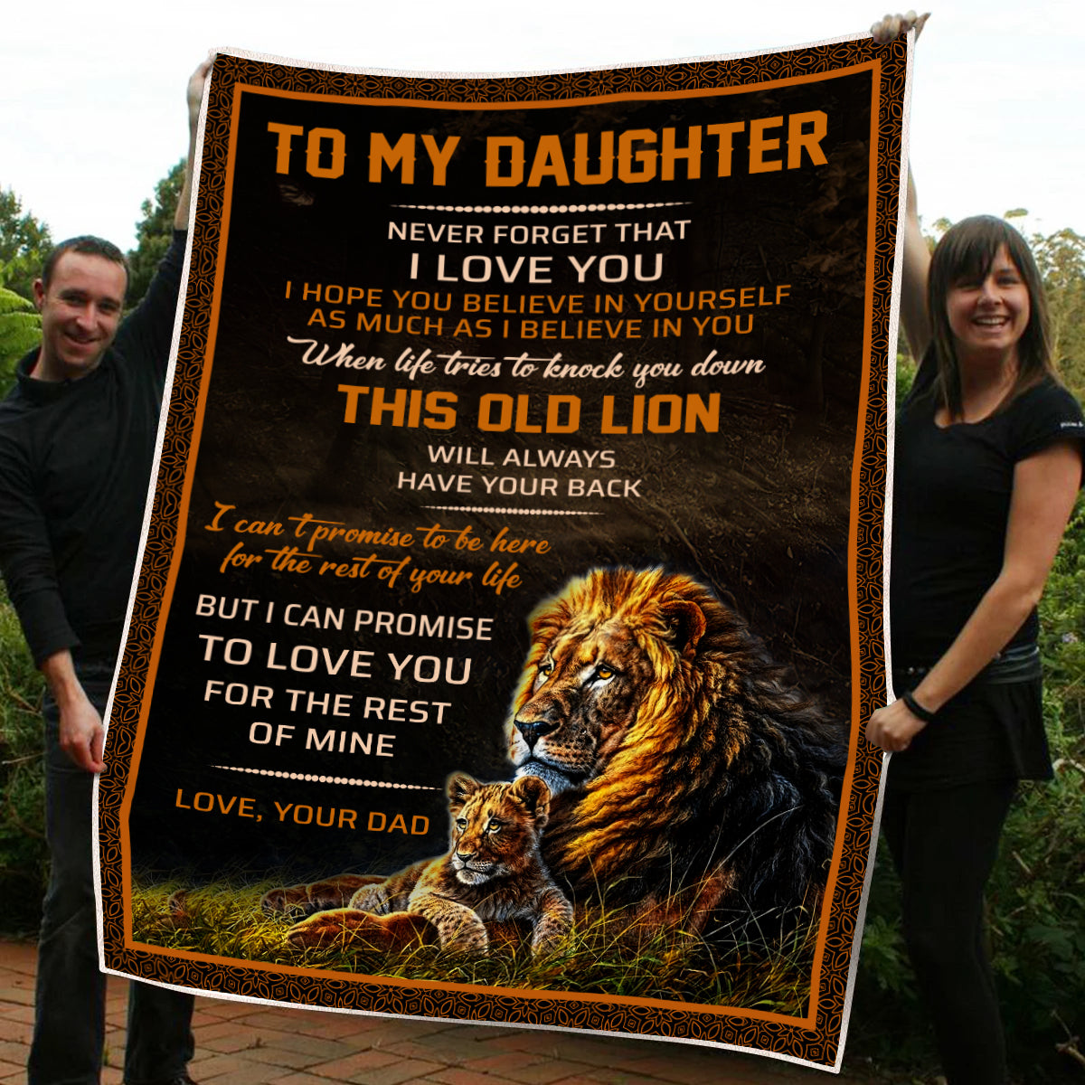 Lion's Daughter blanket