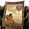 To my wife - I choose you message blanket