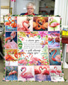 Beautiful Flamingo Couple Blanket HAC170802-MEI