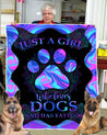 Girl loves dogs blanket HAC100906