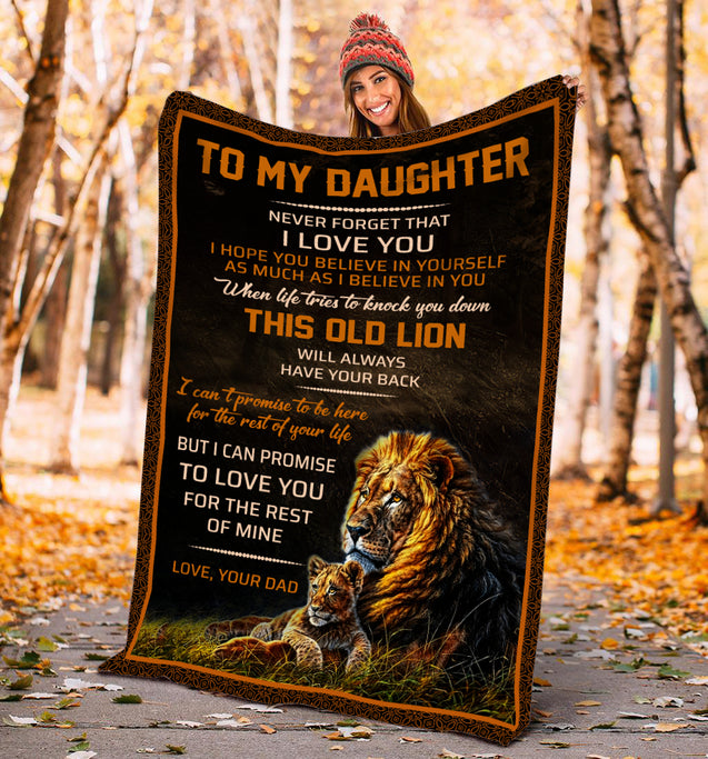 Lion's Daughter blanket