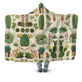 3D All Over Cacti Hoodie Blanket-Apparel-NTH-Hooded Blanket-Youth 49.6x59.05-Vibe Cosy™