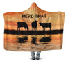 Herd That Cow Hoodie Blanket-Apparel-HD09-Hooded Blanket-Youth 49.6x59.05-Vibe Cosy™